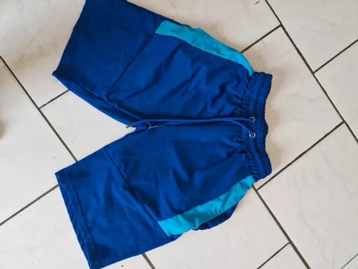 Ensemble bleu avec crocodile + polo - photo numéro 2