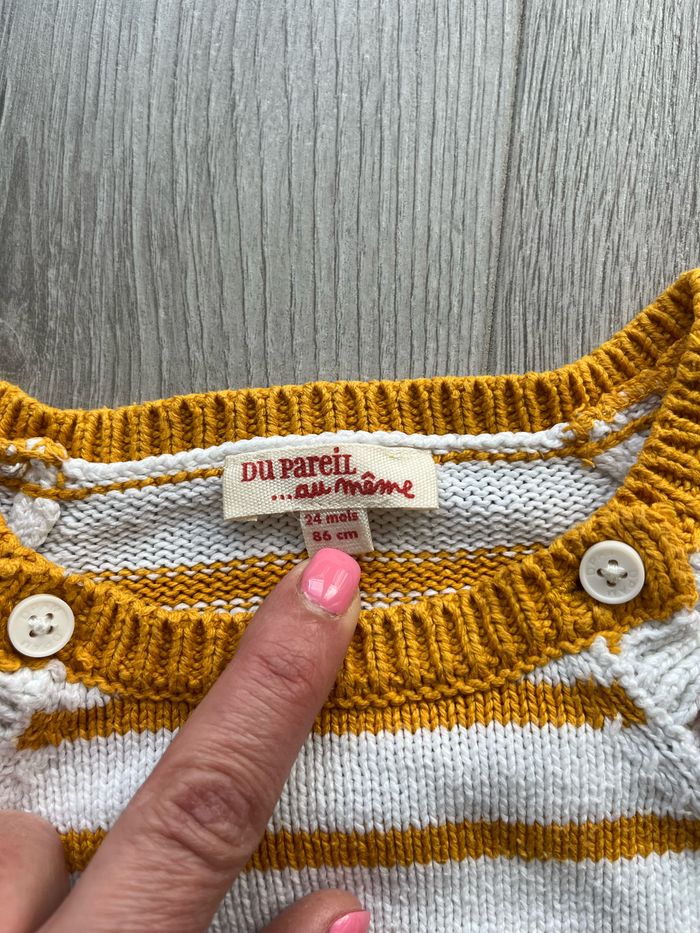 Lot body et pull DPAM taille 24 mois - photo numéro 5