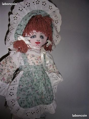 Poupée chiffon tissu