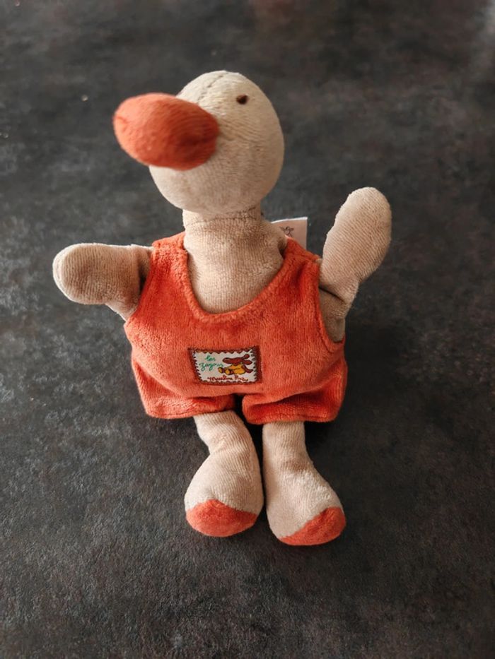 Doudou canard les zazous