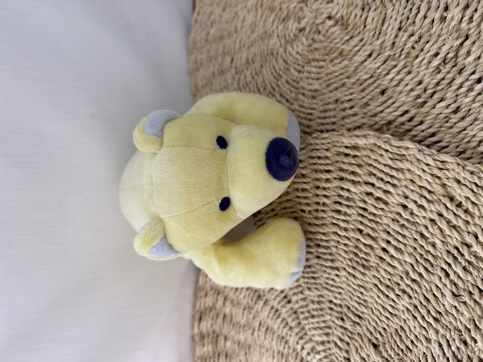 Doudou ours jaune couché MARESE - photo numéro 6