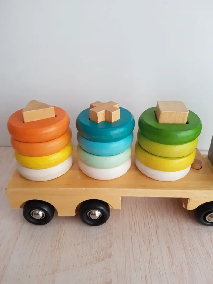 Camion multi color en bois Janod - photo numéro 12