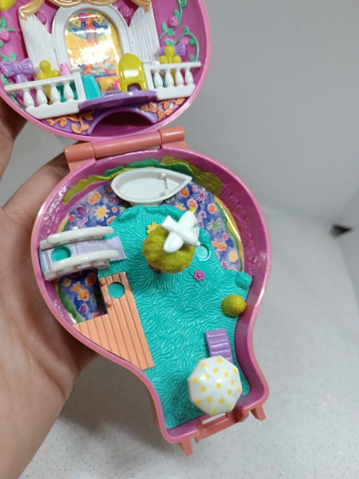 Polly pocket bluebird montgolfière balloon haut loin attraction manège UP away holiday miniature - photo numéro 10