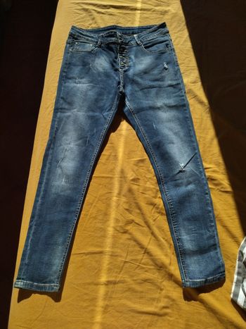 Jean skinny bleu foncé