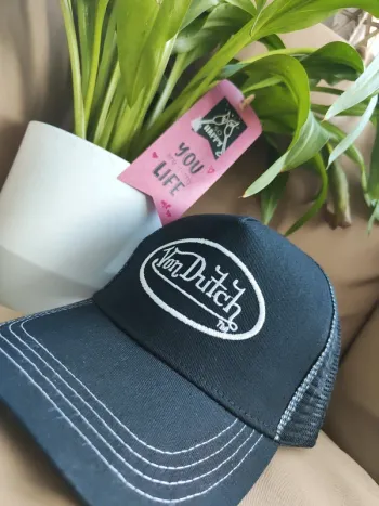 Casquette Trucker Von Dutch noire