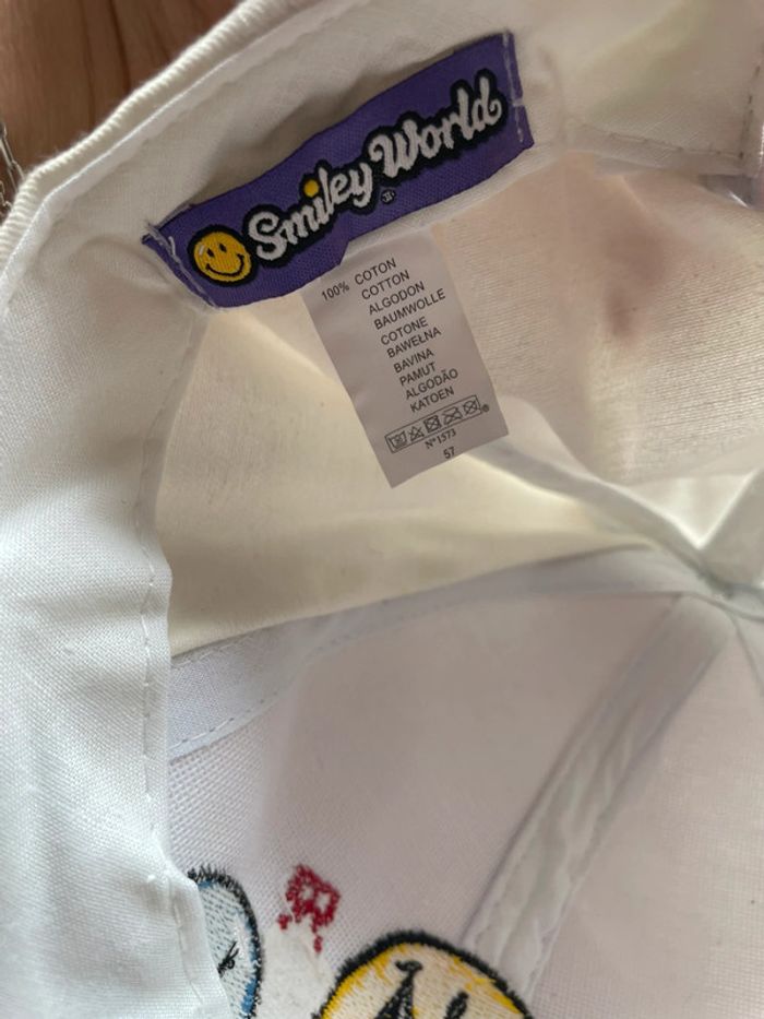 Casquette neuve smiley world taille 57 - photo numéro 2