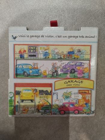 Livre cartonnée garage de Victor