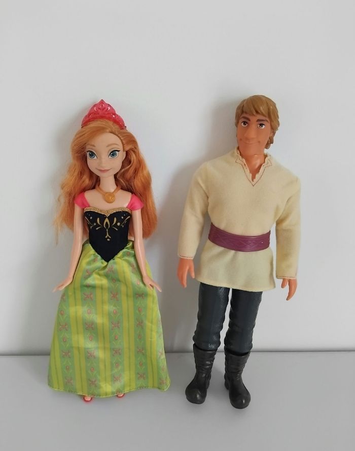 DIsney Poupée Kristoff et Anna FROZEN Reine des Neiges ❄️