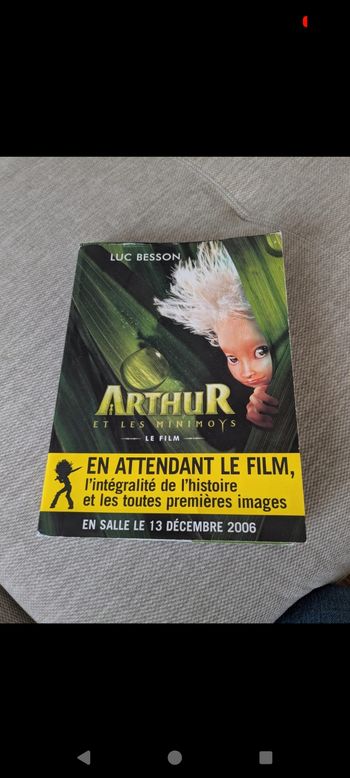 Livre Arthur et les Minimoys
