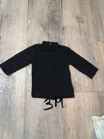 Col roulé noir 3m
