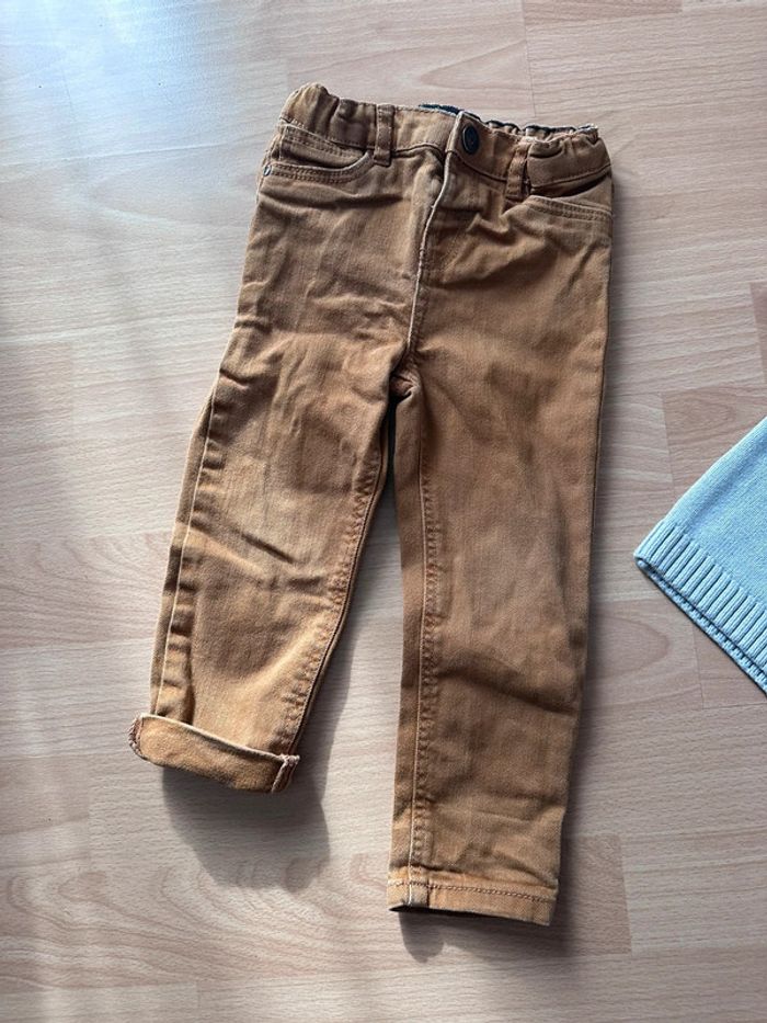 Ensemble pantalon moutarde pull - photo numéro 2