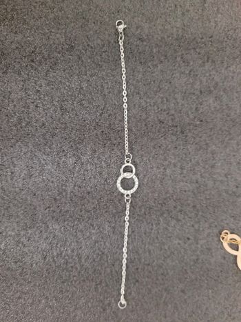 Bracelet en acier inoxydable argenté