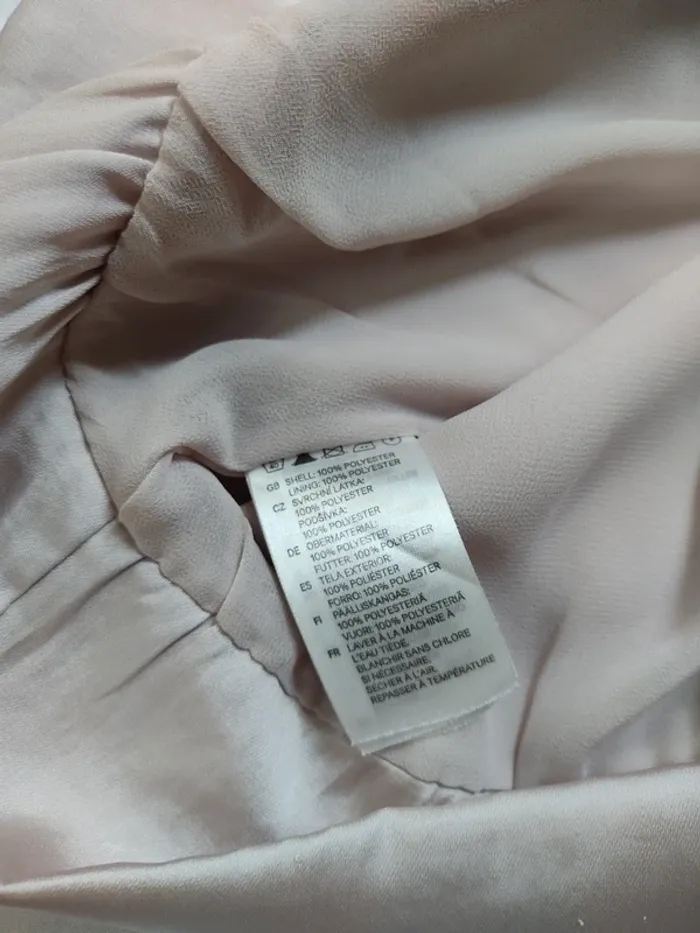 Haut sans manches femme effet soie crème H&M 36 S TBE - photo numéro 6
