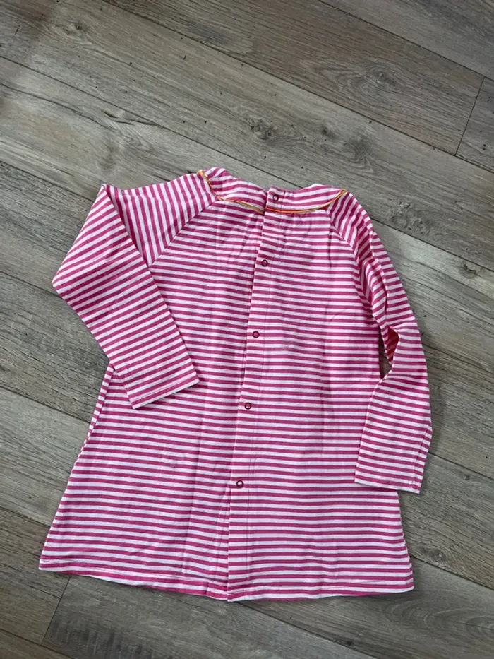 120/130 cm coton épais - robe Lama rayures - photo numéro 5