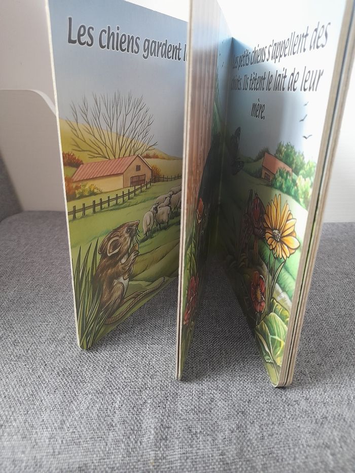 Livre cartonné 2002 : Les animaux de la ferme, La chienne et les chiots - photo numéro 10