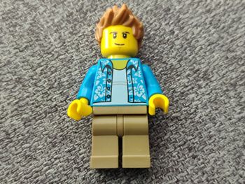 Figurine Homme chemise bleue - vrai Lego