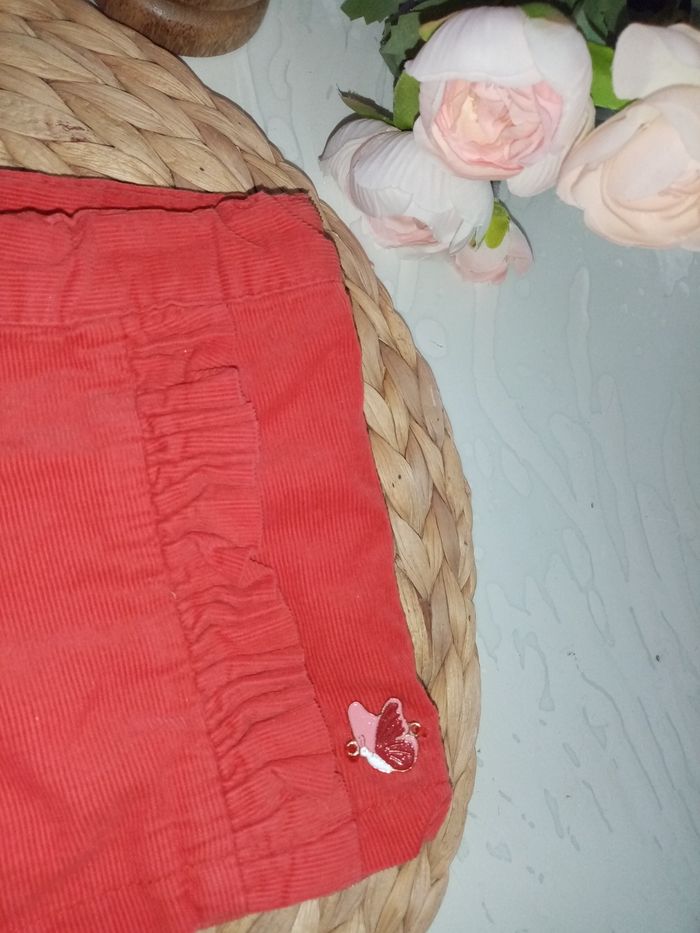 3 ans sergent major short velours rouge mi-saison /Excellent état - photo numéro 9