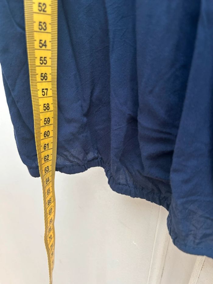 Tunique camaïeu blouse manches 3/4 en viscose bleu marine taille 44 - photo numéro 11