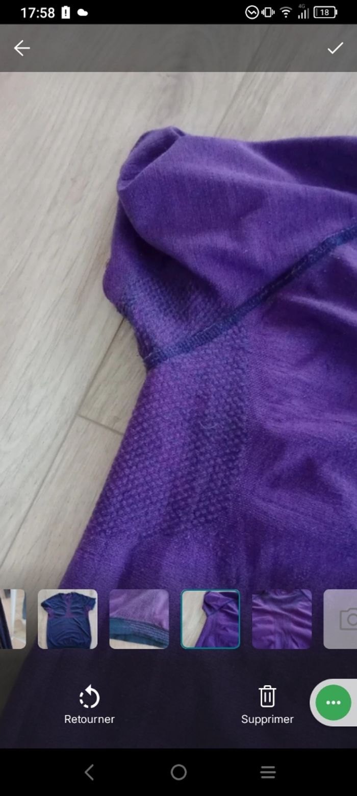 T-shirt technique 38 sport c76 - photo numéro 8