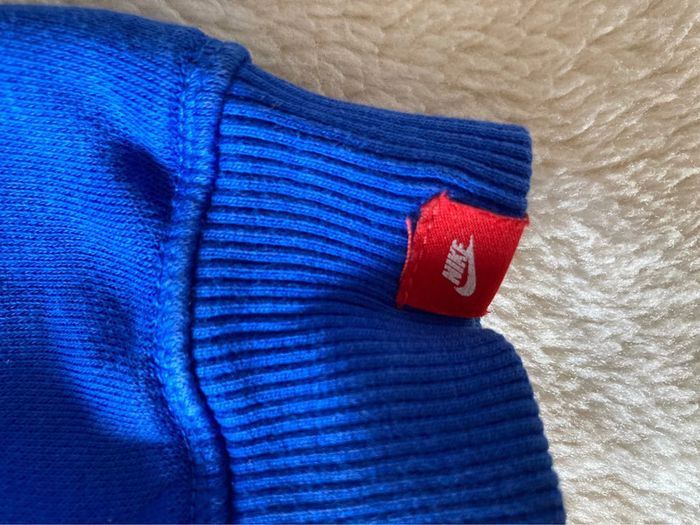 Veste jogging bleu Nike 12 mois / 18 mois logo orange - photo numéro 5