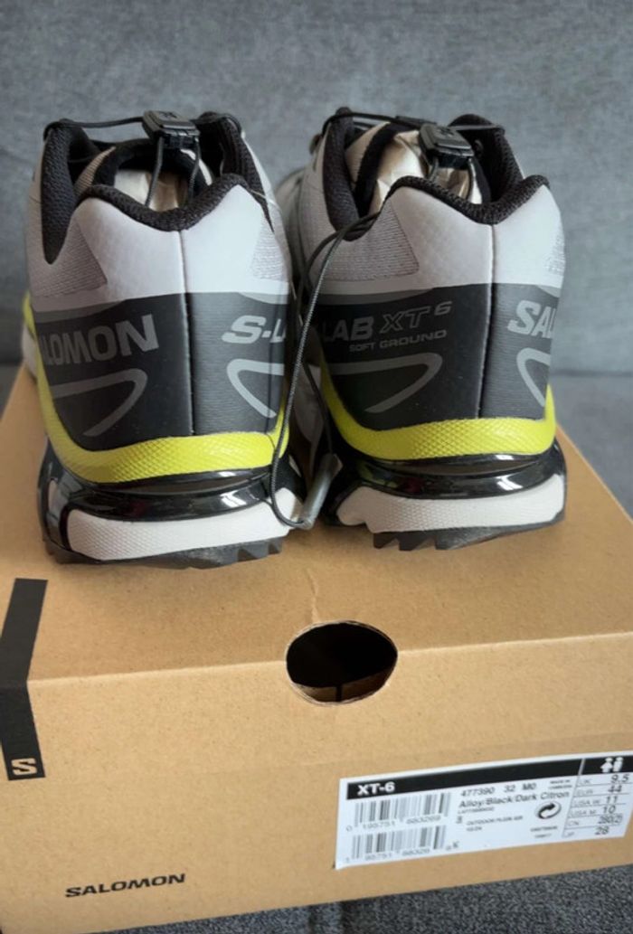Salomon XT-6 alloy-black - dark citron - photo numéro 3