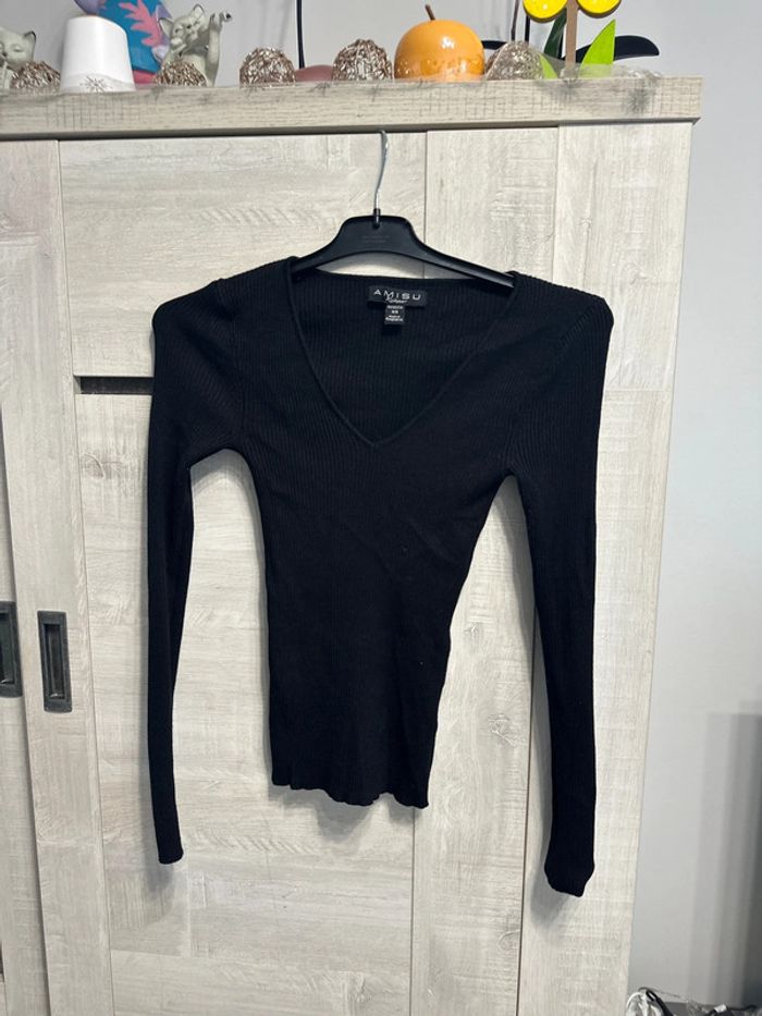 Pull noir amisu taille XS