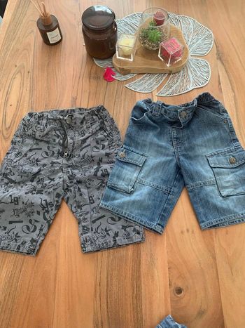 Lot pantacourt garçon