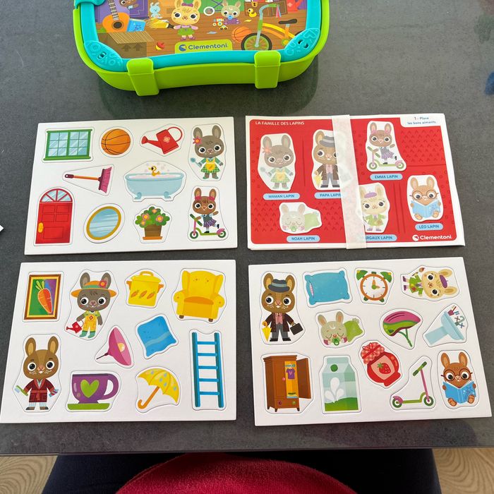 Mallette magnétique Clementoni Maisons et Objets - photo numéro 2