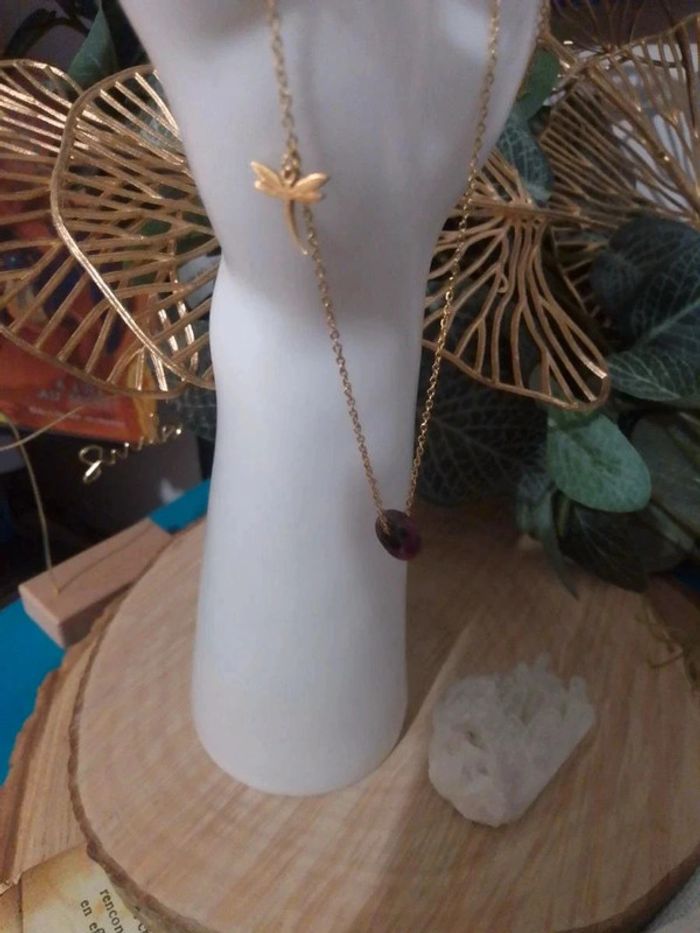 Collier rubis sur zoisite - photo numéro 3