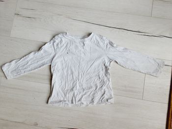Vêtement mixte garçon fille tee-shirt manches longues blanc Kiabi 3 ans