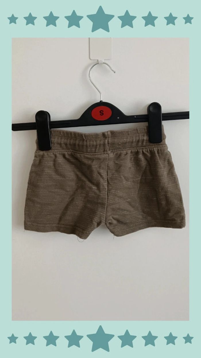 🍄 short en sweat kaki 2 ans 24 mois - photo numéro 3