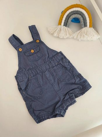 Salopette été bleue