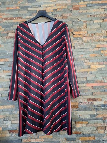 Robe marque mango motifs géographiques taille 42 marque mango