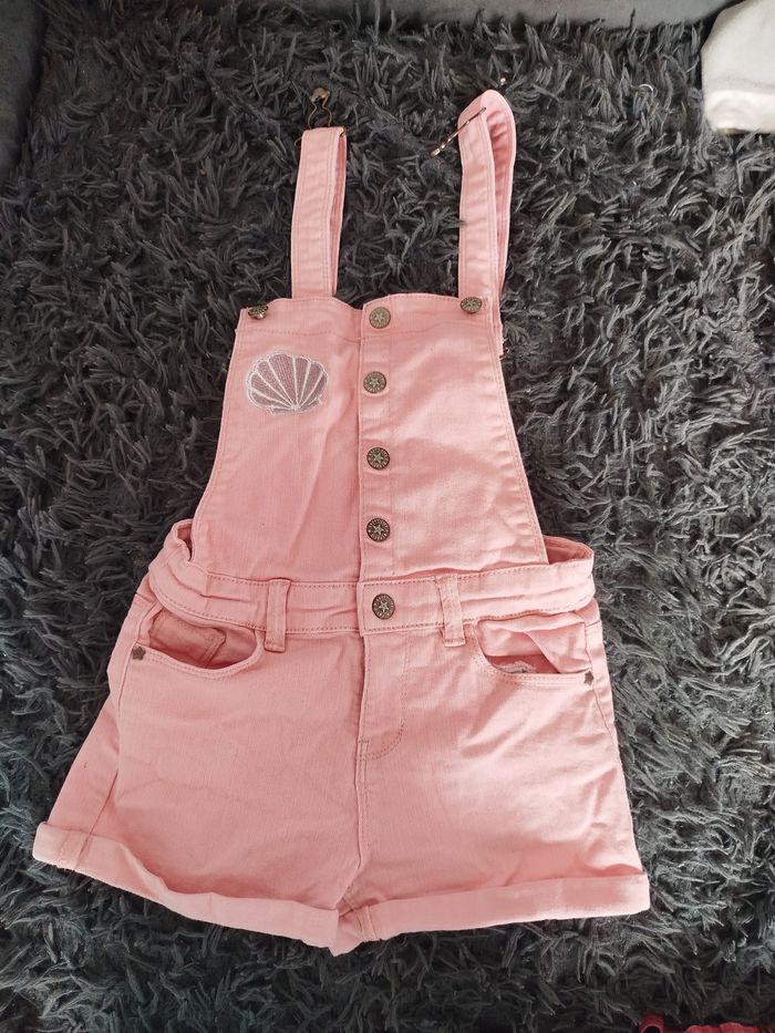 Salopette short 8 ans