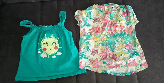Lot 23 t-shirts bébé fille 2 ans – Très bon état 🌸 - photo numéro 5