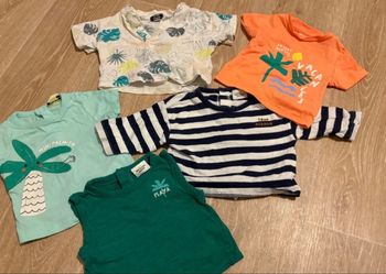 Lot de 5 t-shirt été 