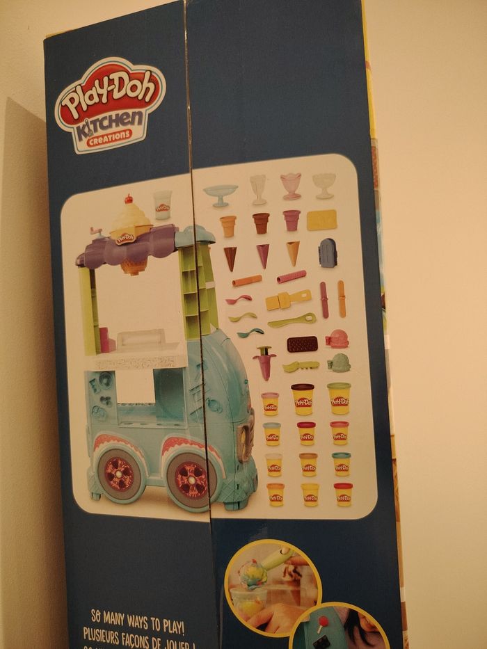 Camion de glace Play-Doh neuf – Pâte à modeler + accessoires – Super jeu créatif ! - photo numéro 5