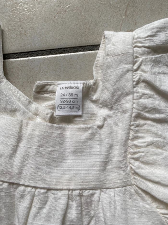 Robe effet lin fille 24/36 mois - photo numéro 4