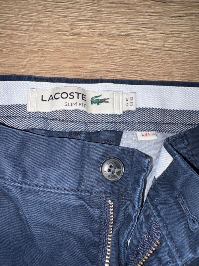 Pantalon Homme Lacoste – Élégance et Qualité - photo numéro 2