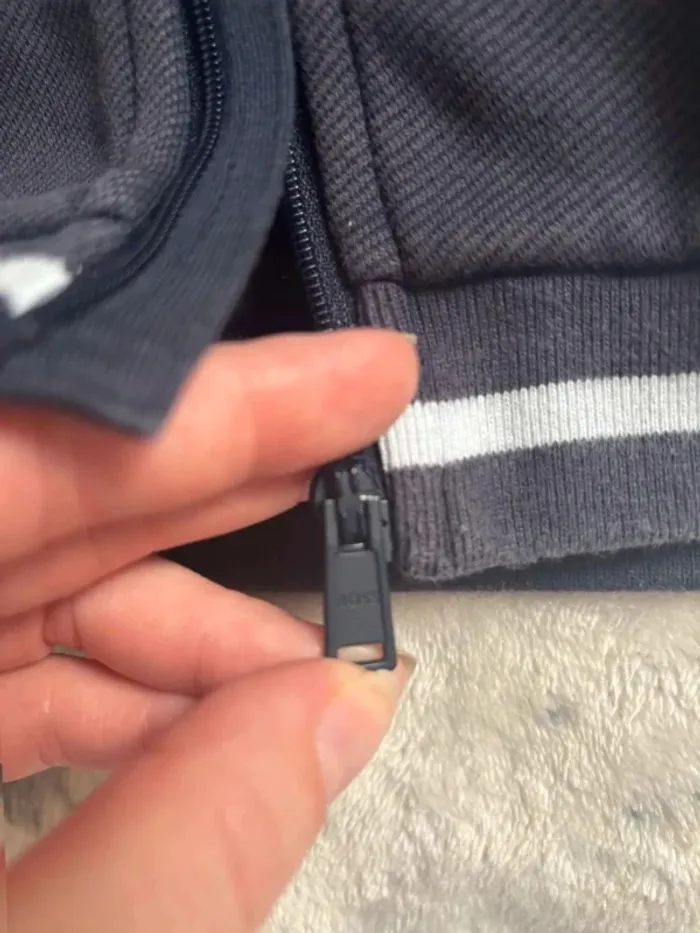 Sweat zippé boss bébé garçon 12 mois - photo numéro 4