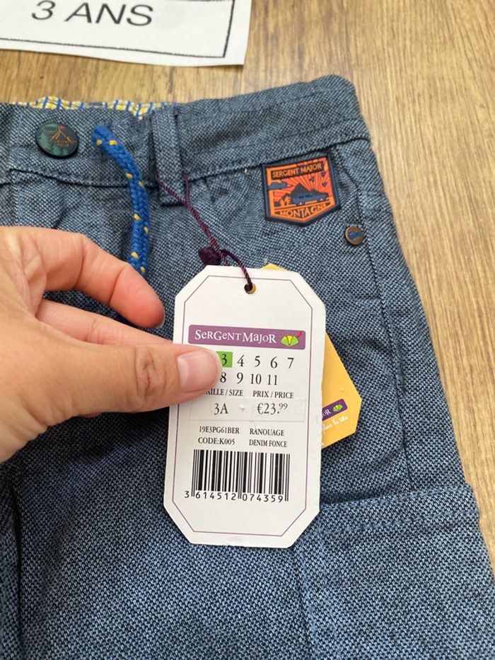 Short effet jean neuf 3 ans - photo numéro 2