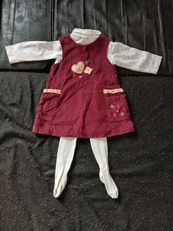 Ensemble robe 12 mois fille