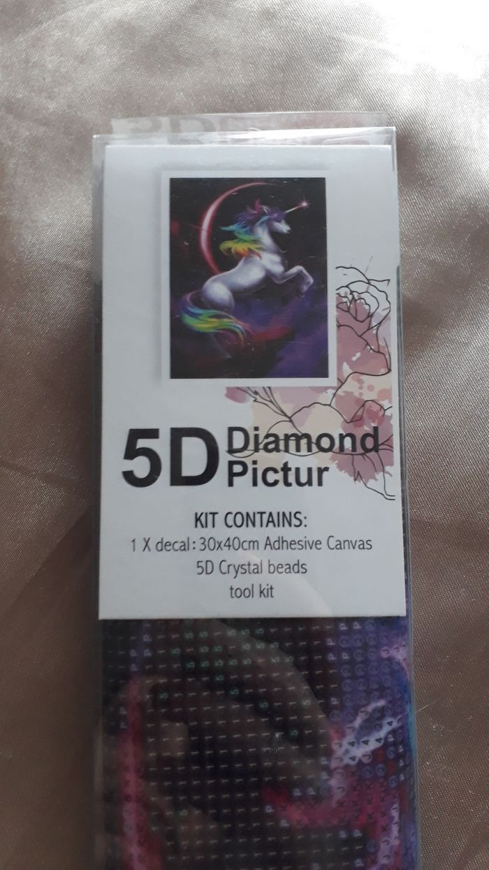 Kit peinture diamants - Licorne - photo numéro 2