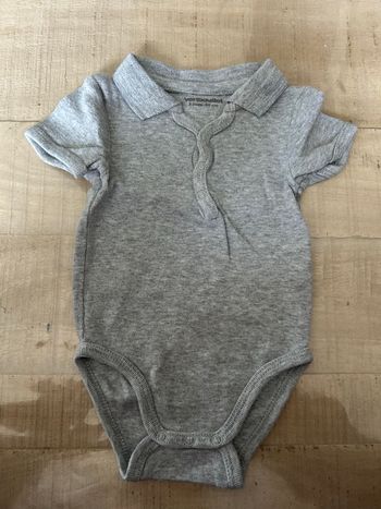 Body gris avec col