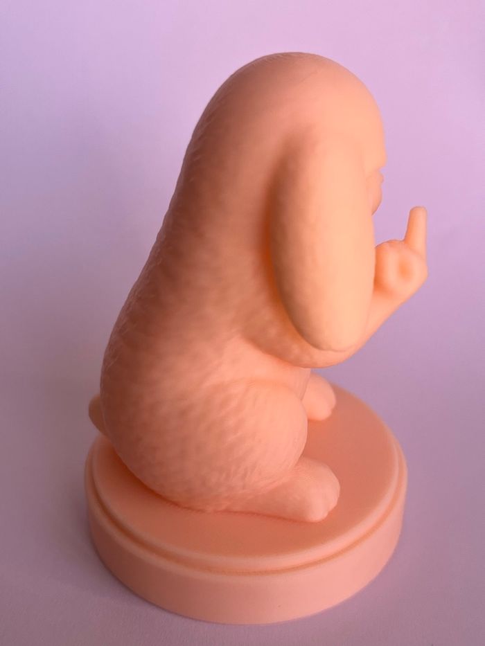 🐰 Figurine Lapin Assis – Modèle original - photo numéro 5