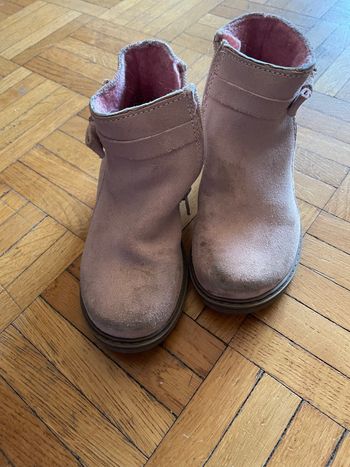 Bottines rose à paillette 26