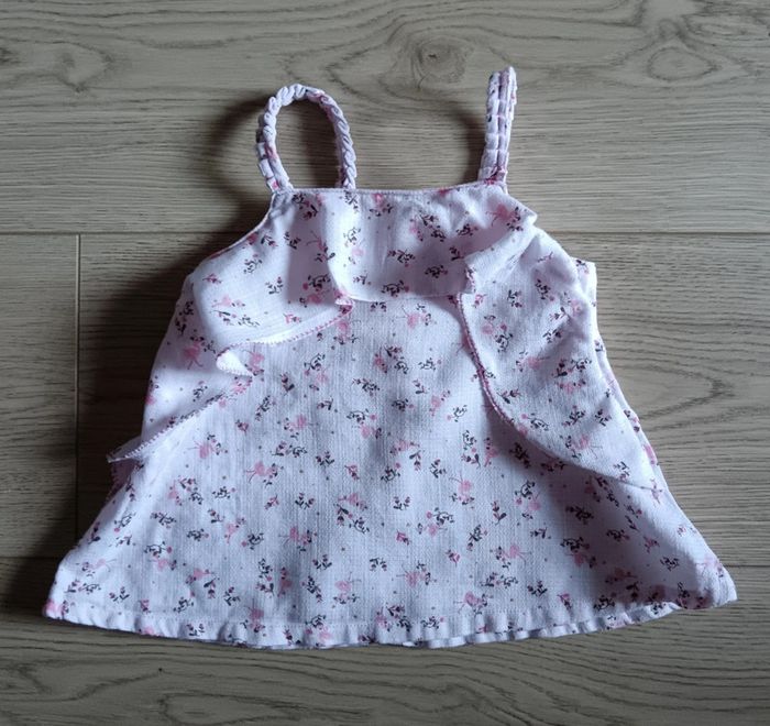 Débardeur rose flamant roses orchestra 9 mois