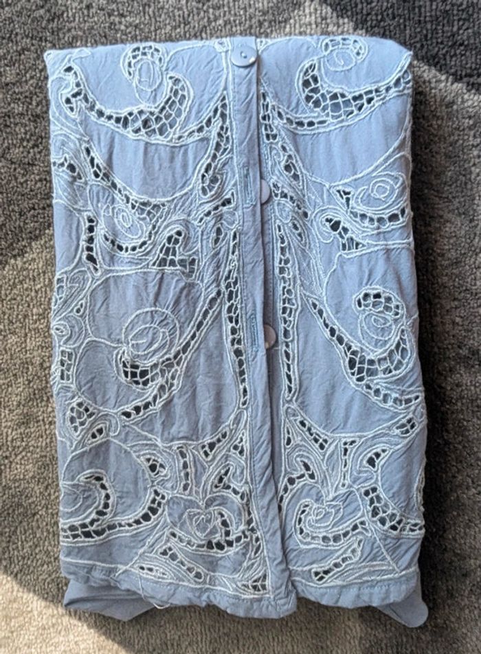 Chemise ajourée de dentelle anglaise - photo numéro 5