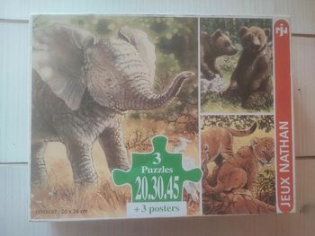 Puzzles animaux manque 1 pièce