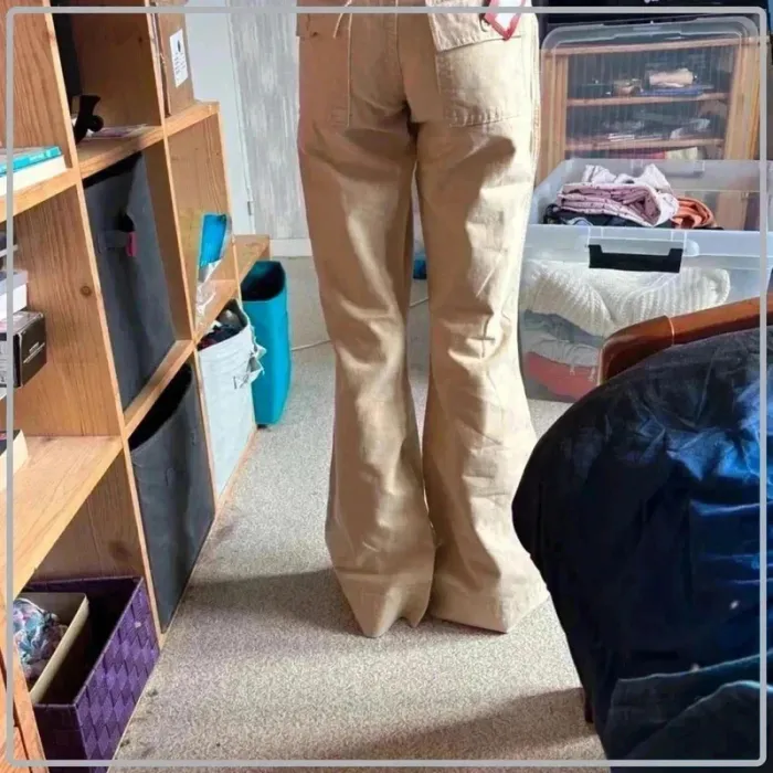 Pantalon jambes larges taille 34 marque SMF - photo numéro 2